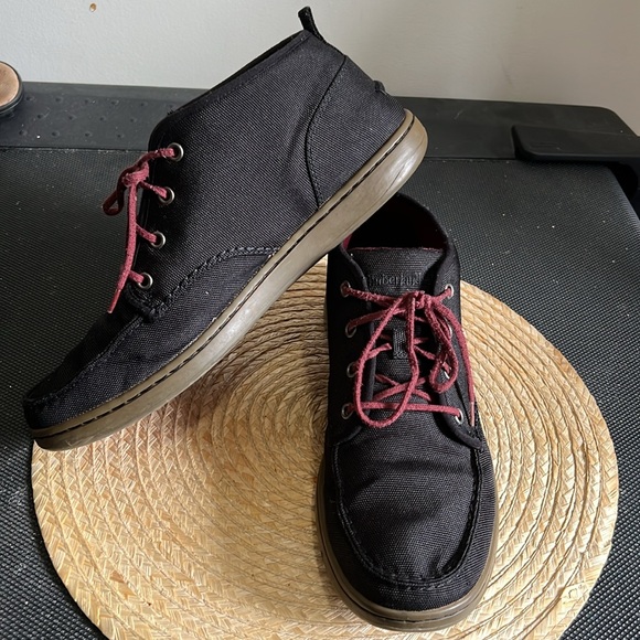 Timberland Canvas Textured Material High Top Kain Shoes Size 10 - Picture 5 of 15